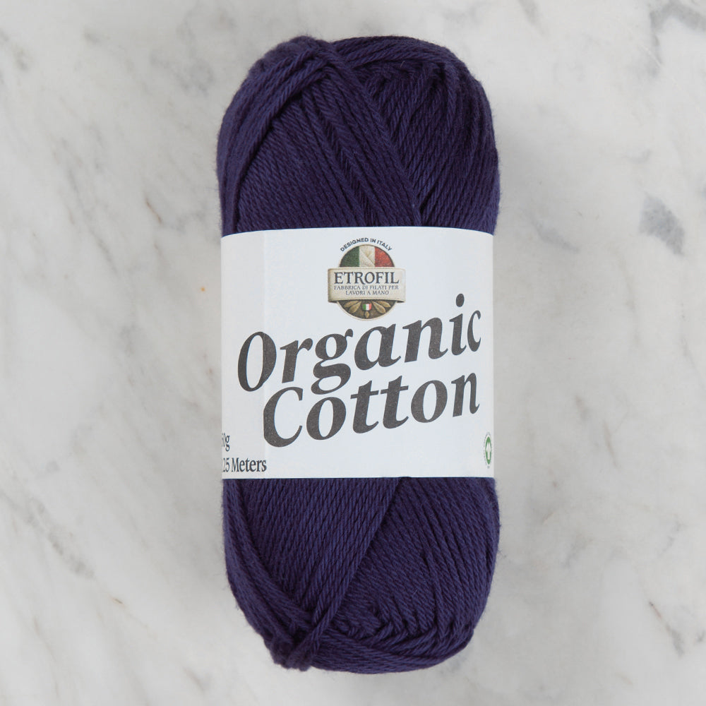 Etrofil Organic Cotton Lacivert El Örgü İpi - 76153